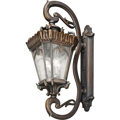 Luce da Parete Esterno Tournai Kichler - IP44 - 4 Lampadine Luce da Parete Esterno Tournai Kichler - IP44 - 4 Lampadine