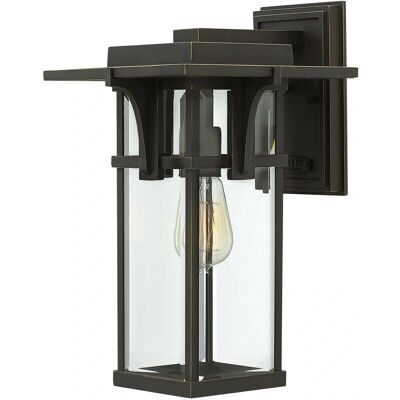 Elstead Manhattan Außen-Wandleuchte - Öl geriebenes Bronze - 38,1cm Elstead Manhattan Außen-Wandleuchte - Öl geriebenes Bronze - 38,1cm