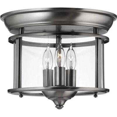 Hinkley Gentry Zinn 3-Flamm Deckenleuchte - Deckenlampe Hinkley Gentry Zinn 3-Flamm Deckenleuchte - Deckenlampe