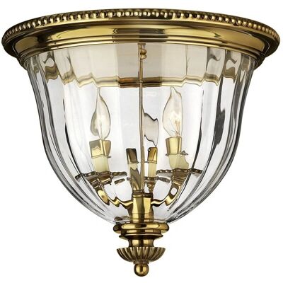 Elstead Cambridge 3 Light Flush Ceiling Light - Ceiling Light Elstead Cambridge 3 Light Flush Ceiling Light - Ceiling Light