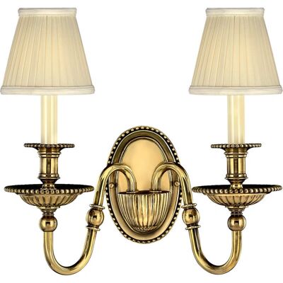 Applique Cambridge 2 Luci - Ottone Lucido Applique Cambridge 2 Luci - Ottone Lucido