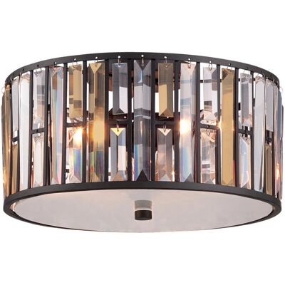 Elstead Lighting Gemma 3 Light Flush Ceiling Fitting - Deckenleuchte Elstead Lighting Gemma 3 Light Flush Ceiling Fitting - Deckenleuchte