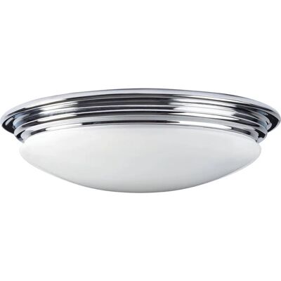 Luminaire de plafond LED Brompton pour salle de bain - Chrome poli IP44 - Publicité Luminaire de plafond LED Brompton pour salle de bain - Chrome poli IP44 - Publicité
