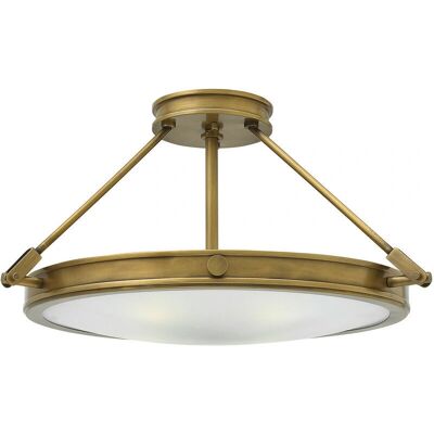 Elstead Heritage Brass 4-Licht Halbschluss Deckenleuchte Elstead Heritage Brass 4-Licht Halbschluss Deckenleuchte