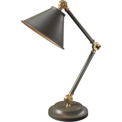 Elstead Provence Element - Dunkelgrau & Antikmessing - Tischlampe Elstead Provence Element - Dunkelgrau & Antikmessing - Tischlampe