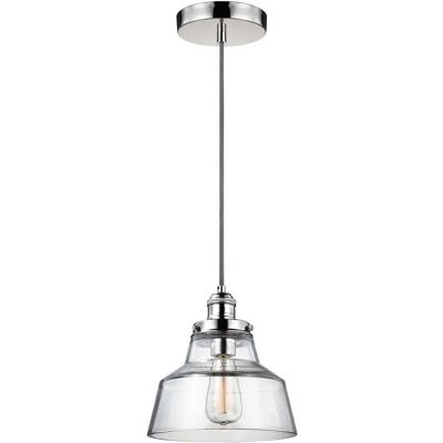 Feiss Baskin Modern Polierter Nickel Glas Pendelleuchte - Deckenleuchte Feiss Baskin Modern Polierter Nickel Glas Pendelleuchte - Deckenleuchte
