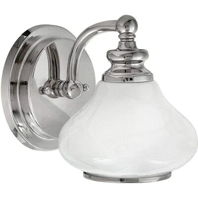 Elstead Lighting HK-AINSLEY1-BATH Polierte Chrom LED Badezimmer-Wandlampe Elstead Lighting HK-AINSLEY1-BATH Polierte Chrom LED Badezimmer-Wandlampe