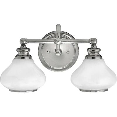 Elstead Lighting Ainsley 2 LED Badezimmer Wandlampe - Chrom - IP44 Elstead Lighting Ainsley 2 LED Badezimmer Wandlampe - Chrom - IP44