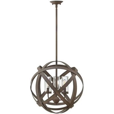 Lampadario da soffitto esterno Carson di Elstead Lighting - Ferro Vintage Lampadario da soffitto esterno Carson di Elstead Lighting - Ferro Vintage