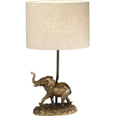 Elstead Sabi Einzel-Tischlampe - Elefanten-Design Elstead Sabi Einzel-Tischlampe - Elefanten-Design