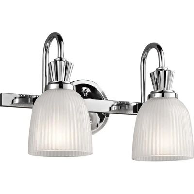 Kichler Cora 2 Light Badezimmer Wandleuchte - Badezimmer Wandlampe Kichler Cora 2 Light Badezimmer Wandleuchte - Badezimmer Wandlampe