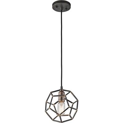 Netlighting Rocklyn 1 Light Mini Spherical Ceiling Pendant Light - Deckenpendel Netlighting Rocklyn 1 Light Mini Spherical Ceiling Pendant Light - Deckenpendel