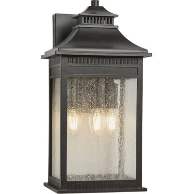 Elstead Livingston Küsten 3-Licht Wandlaterne - Imperial Bronze Elstead Livingston Küsten 3-Licht Wandlaterne - Imperial Bronze