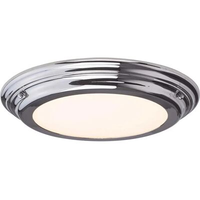 Elstead Plafón Welland, Chrompoliert, Opalglas, LED-Modul, IP44 - Beleuchtung Elstead Plafón Welland, Chrompoliert, Opalglas, LED-Modul, IP44 - Beleuchtung