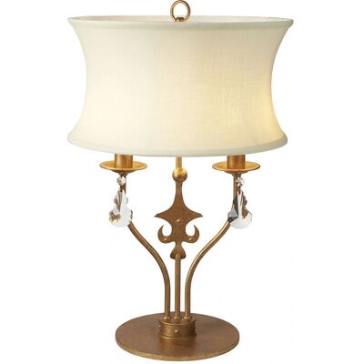 Elstead Windsor 2 Light Table Lamp - Gold Patina Elstead Windsor 2 Light Table Lamp - Gold Patina