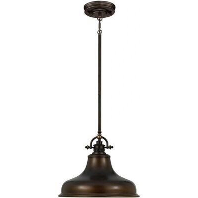 Quoizel Emery Mittelpendel - Industrielles Vintage-Deckenlicht Quoizel Emery Mittelpendel - Industrielles Vintage-Deckenlicht