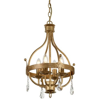 Elstead Windsor 4-flammiger Kronleuchter - Gold Patina Elstead Windsor 4-flammiger Kronleuchter - Gold Patina
