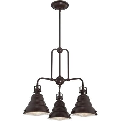 Elstead Eastvale Pendelleuchte - Vintage Palladian Bronze, E27, 3 Glühbirnen Elstead Eastvale Pendelleuchte - Vintage Palladian Bronze, E27, 3 Glühbirnen