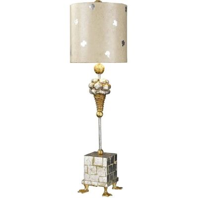 Flambeau Pompadour X Steel Table Lamp - E27 Flambeau Pompadour X Steel Table Lamp - E27