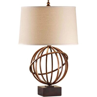 Lampa stołowa Elstead Spencer Złota - E27 Lampa stołowa Elstead Spencer Złota - E27