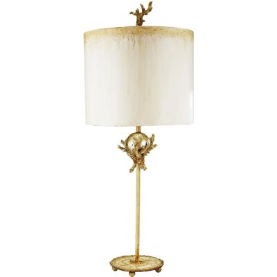 Elstead Lighting Trellis 1 Licht Tischlampe Silber Putty E27 - Tischlampe Elstead Lighting Trellis 1 Licht Tischlampe Silber Putty E27 - Tischlampe