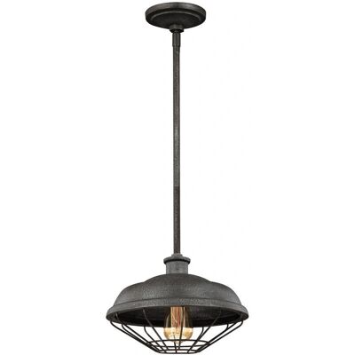 Elstead Lennex Hängeleuchte - Industriell Grau Metall E27 Elstead Lennex Hängeleuchte - Industriell Grau Metall E27