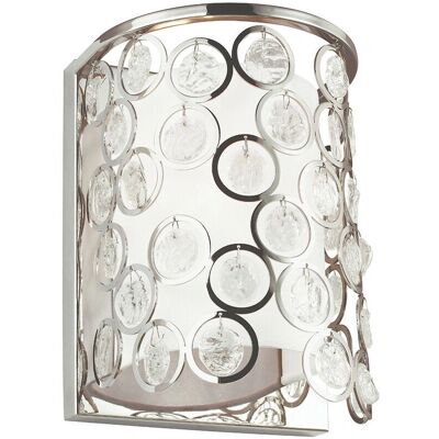 Netlighting Lexi 1 Light Wandleuchte - Innenwandlampe, Poliertes Nickel, E27 Netlighting Lexi 1 Light Wandleuchte - Innenwandlampe, Poliertes Nickel, E27