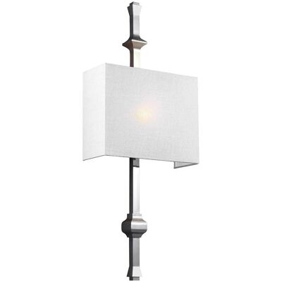 Elstead Lighting Teva 1 Light Indoor Wall Light - Wandleuchte - Polierter Nickel - E27 Elstead Lighting Teva 1 Light Indoor Wall Light - Wandleuchte - Polierter Nickel - E27