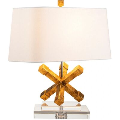 Elstead Jackson Square Gold Tischlampe - Einzellicht Elstead Jackson Square Gold Tischlampe - Einzellicht