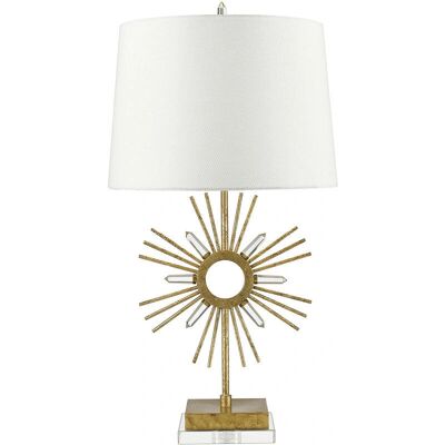 Elstead - Sun King 1 Tischlampe - Antikgold - Tischlampe Elstead - Sun King 1 Tischlampe - Antikgold - Tischlampe