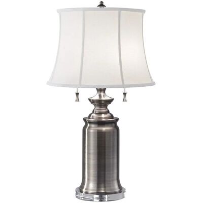 Feiss Stateroom Stahl 2-Flammige Tischlampe Feiss Stateroom Stahl 2-Flammige Tischlampe