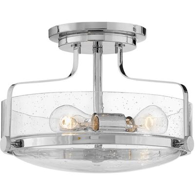 Elstead Lighting, Wandleuchte + Deckenleuchte, Harper Deckenleuchte E27 3-fach 25cm Small Poliertes Chrom Elstead Lighting, Wandleuchte + Deckenleuchte, Harper Deckenleuchte E27 3-fach 25cm Small Poliertes Chrom