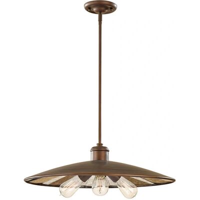 Sospensione Urban Renewal di Elstead in Bronzo, 54 cm Sospensione Urban Renewal di Elstead in Bronzo, 54 cm