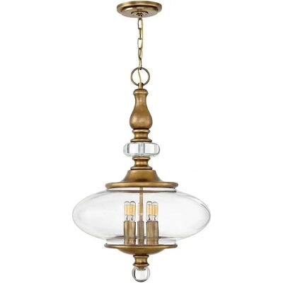 Lampadario a Soffitto 5 Luci in Ottone Heritage - Wexley Lampadario a Soffitto 5 Luci in Ottone Heritage - Wexley