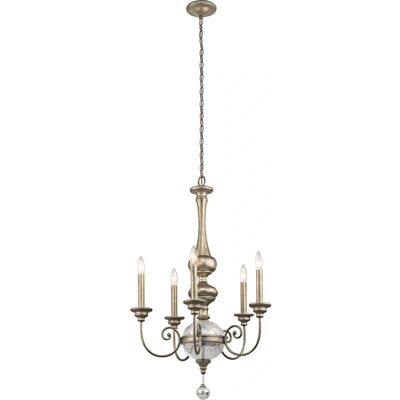 Lampadario 5 luci Kichler Rosalie - Design tradizionale Williamsburg Lampadario 5 luci Kichler Rosalie - Design tradizionale Williamsburg