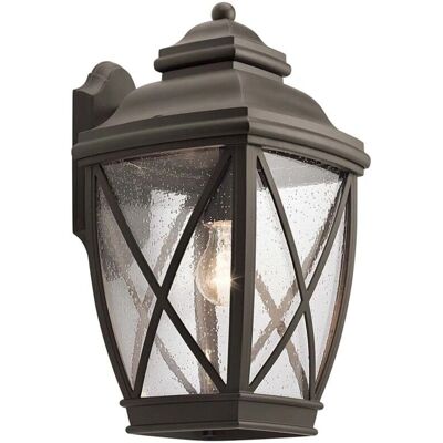 Kichler Tangier Duża Zewnętrzna Lampa Ścienna - Tradycyjny Brązowy Latern Kichler Tangier Duża Zewnętrzna Lampa Ścienna - Tradycyjny Brązowy Latern