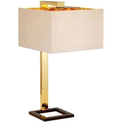 Netlighting Plein 1 Light Lampka biurkowa - Ciemnobrązowa, Złoty Wykończenie Netlighting Plein 1 Light Lampka biurkowa - Ciemnobrązowa, Złoty Wykończenie