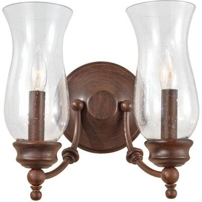 Netlighting Pickering Lane 2 Light Indoor Candle Wall Light - Applique Murale - Publicité Netlighting Pickering Lane 2 Light Indoor Candle Wall Light - Applique Murale - Publicité