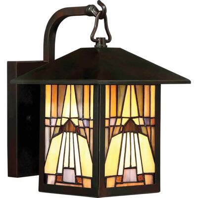 Elstead Quoizel Inglenook Außenwandlampe - Bronze-Finish - IP44 - E27 Elstead Quoizel Inglenook Außenwandlampe - Bronze-Finish - IP44 - E27