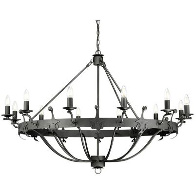 Elstead Windsor Graphit 12-Licht Pendelleuchte - Kronleuchter Elstead Windsor Graphit 12-Licht Pendelleuchte - Kronleuchter