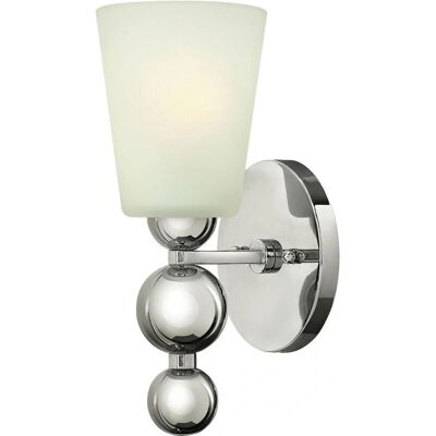 Hinkley Zelda Einzelwandlampe - Mitteljahrhunderte Polierter Nickel E27 Hinkley Zelda Einzelwandlampe - Mitteljahrhunderte Polierter Nickel E27