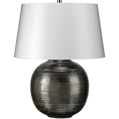 Netlighting Caesar 1 Light Lampa stołowa - Srebrna, E27, Mała Netlighting Caesar 1 Light Lampa stołowa - Srebrna, E27, Mała
