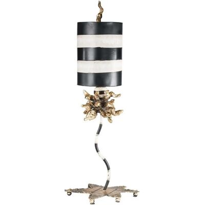 Elstead Lighting Dominique 1 Licht Tischlampe - Blattgold - Tischlampe Elstead Lighting Dominique 1 Licht Tischlampe - Blattgold - Tischlampe