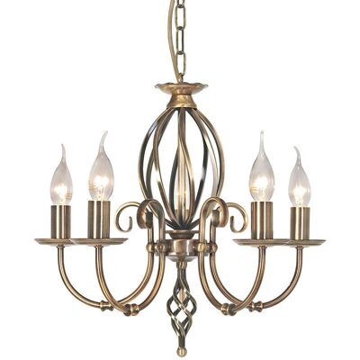 Lampadario artigianale a 5 luci - Lampadario Lampadario artigianale a 5 luci - Lampadario