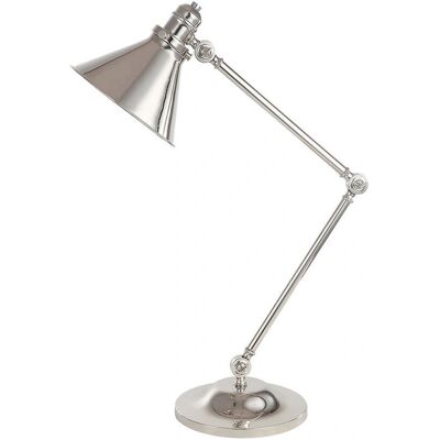 Elstead Provence 1 Licht Tischlampe - Polished Nickel - Tischleuchte Elstead Provence 1 Licht Tischlampe - Polished Nickel - Tischleuchte