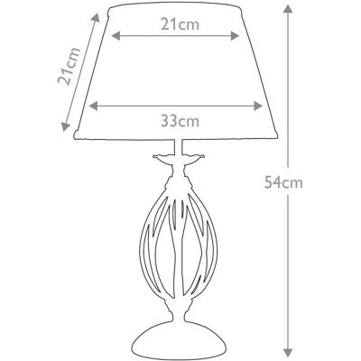 Lampe de Table Artisan en Acier Elstead Lighting - E27 Lampe de Table Artisan en Acier Elstead Lighting - E27