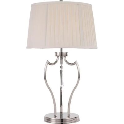 Elstead Pimlico Tischlampe Poliertes Nickel - Nachttischlampe Elstead Pimlico Tischlampe Poliertes Nickel - Nachttischlampe