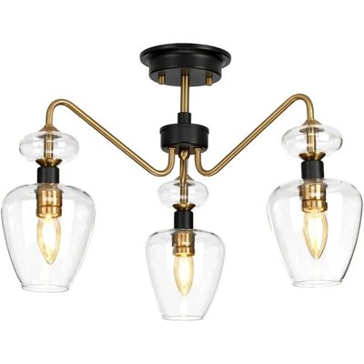 Elstead Lighting Armand 3-Flammig Deckenleuchte - Semi-Flush Elstead Lighting Armand 3-Flammig Deckenleuchte - Semi-Flush