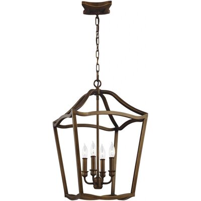 Elstead Lighting Yarmouth 4-Light Pendelleuchte - Traditionelles Messing Elstead Lighting Yarmouth 4-Light Pendelleuchte - Traditionelles Messing