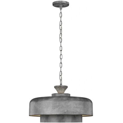 Feiss Haymarket verwitterte galvanisierte Decken-Hängeleuchte - Deckenleuchte Feiss Haymarket verwitterte galvanisierte Decken-Hängeleuchte - Deckenleuchte